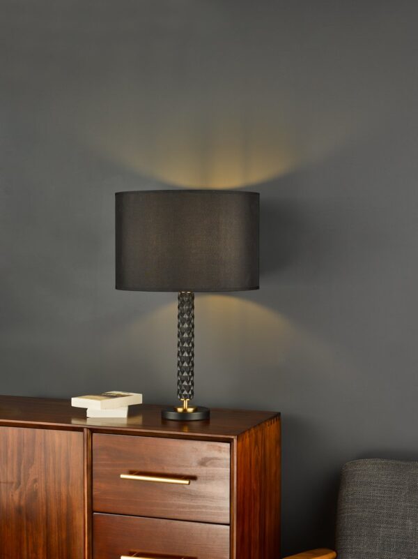 Emani Table Lamp Black Aged Gold Base Only - Image 7