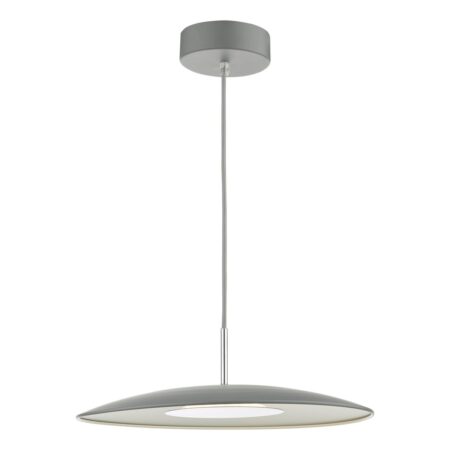 Enoch Pendant Matt Grey Stainless Steel LED